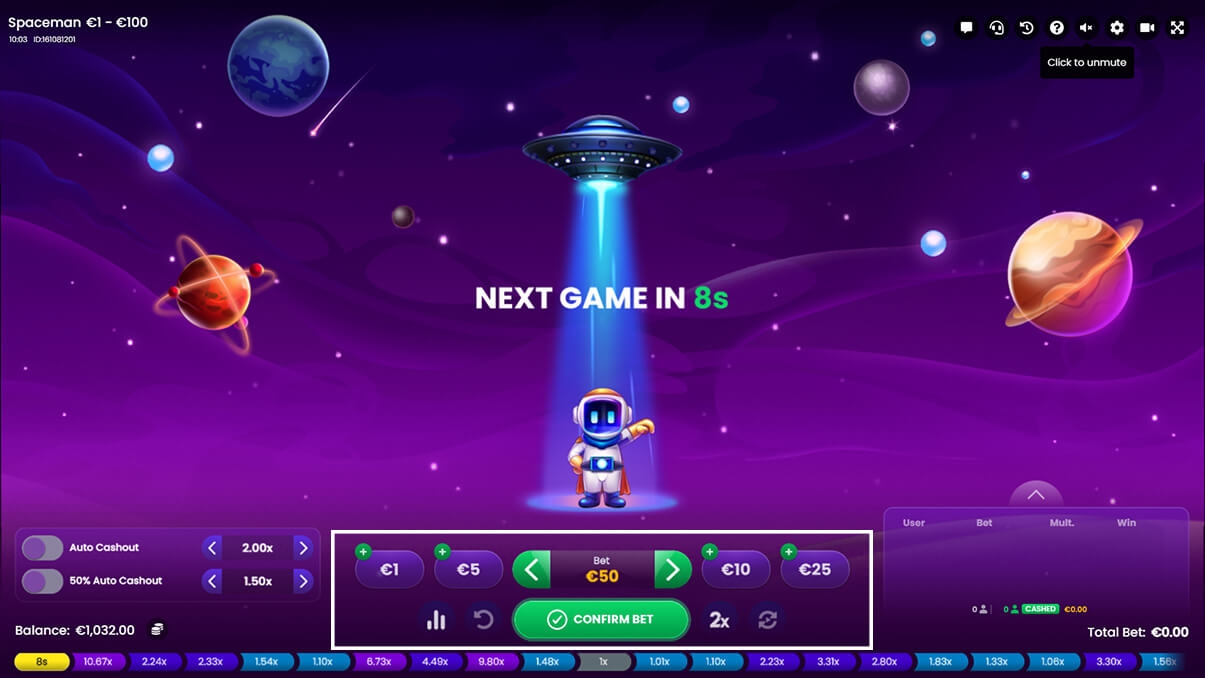 image de présentation comment jouer du mini-jeu Spaceman