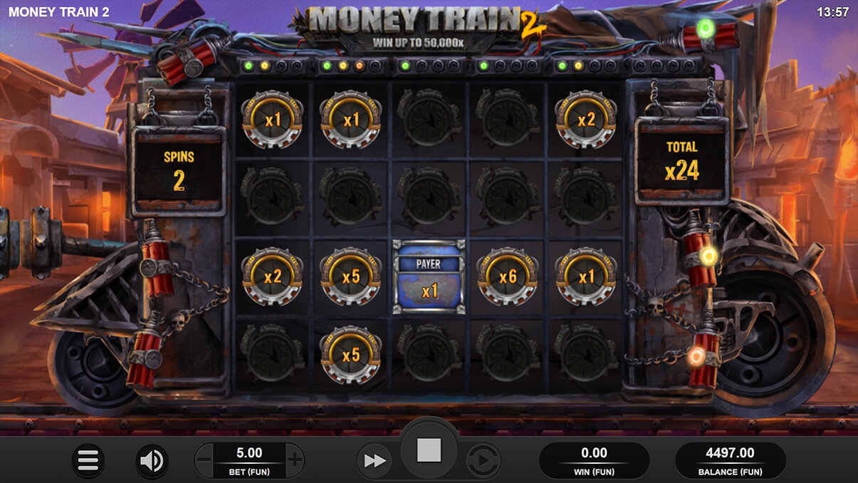 image de présentation bonus de la machine à sous Money Train 2