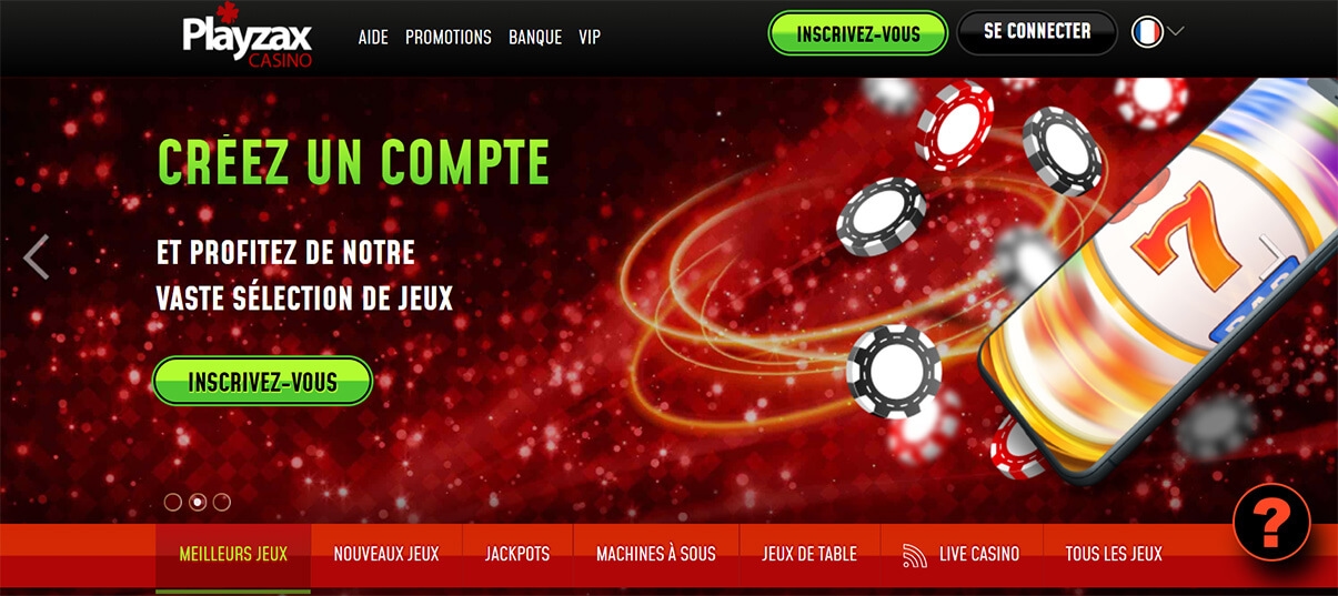 image de présentation du casino Playzax