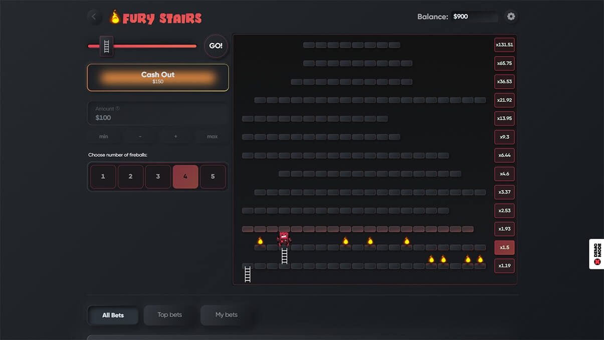 image de présentation du mini-jeu Fury Stairs