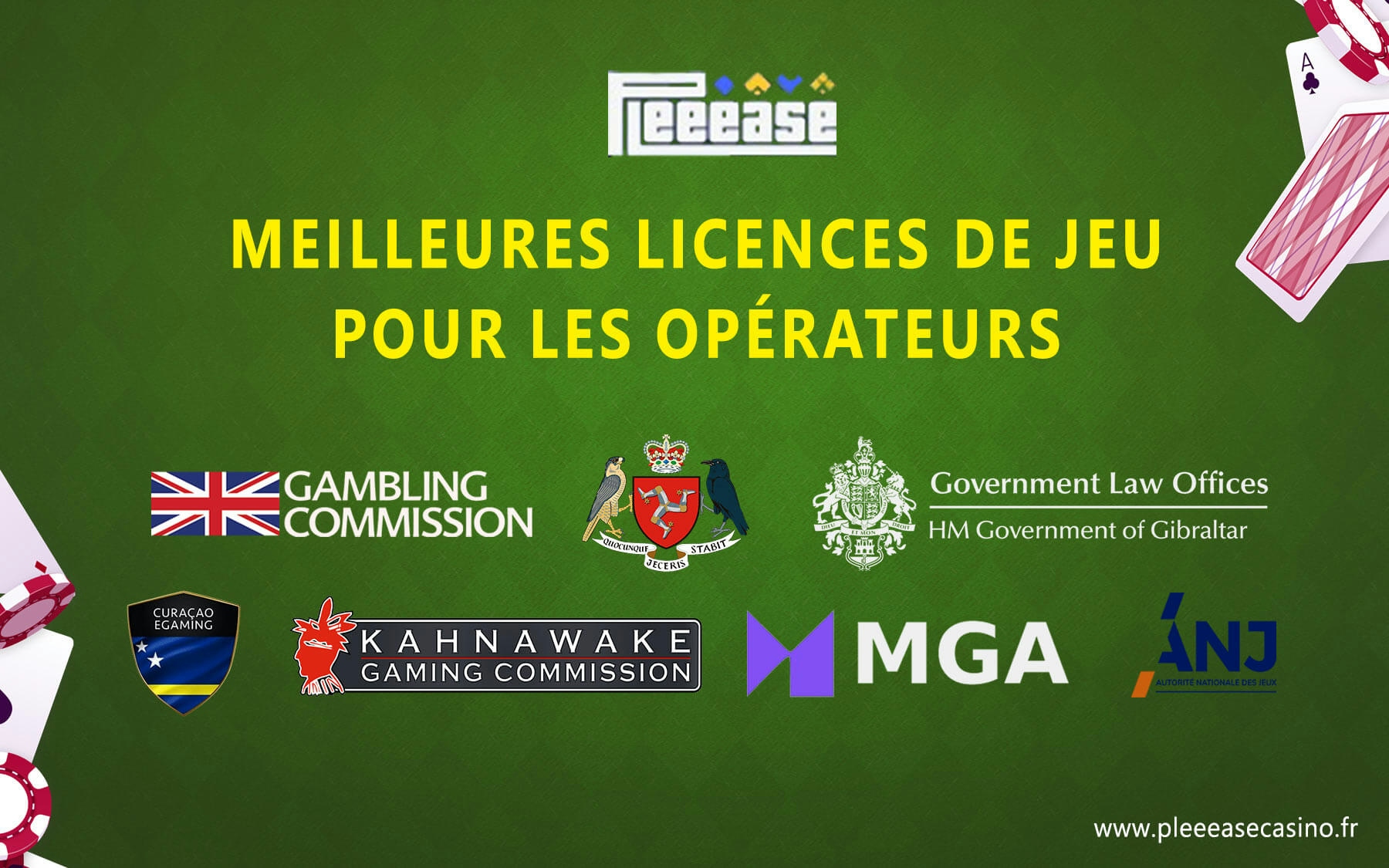 Licences casino en ligne